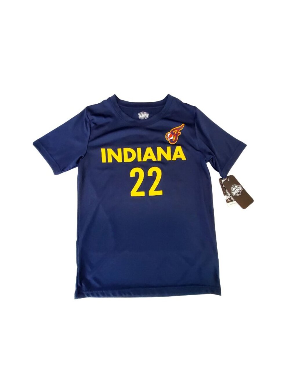 WNBA Indiana Fever Youth Jersey Clark #22 Blue/Yellow Size L New With Tags